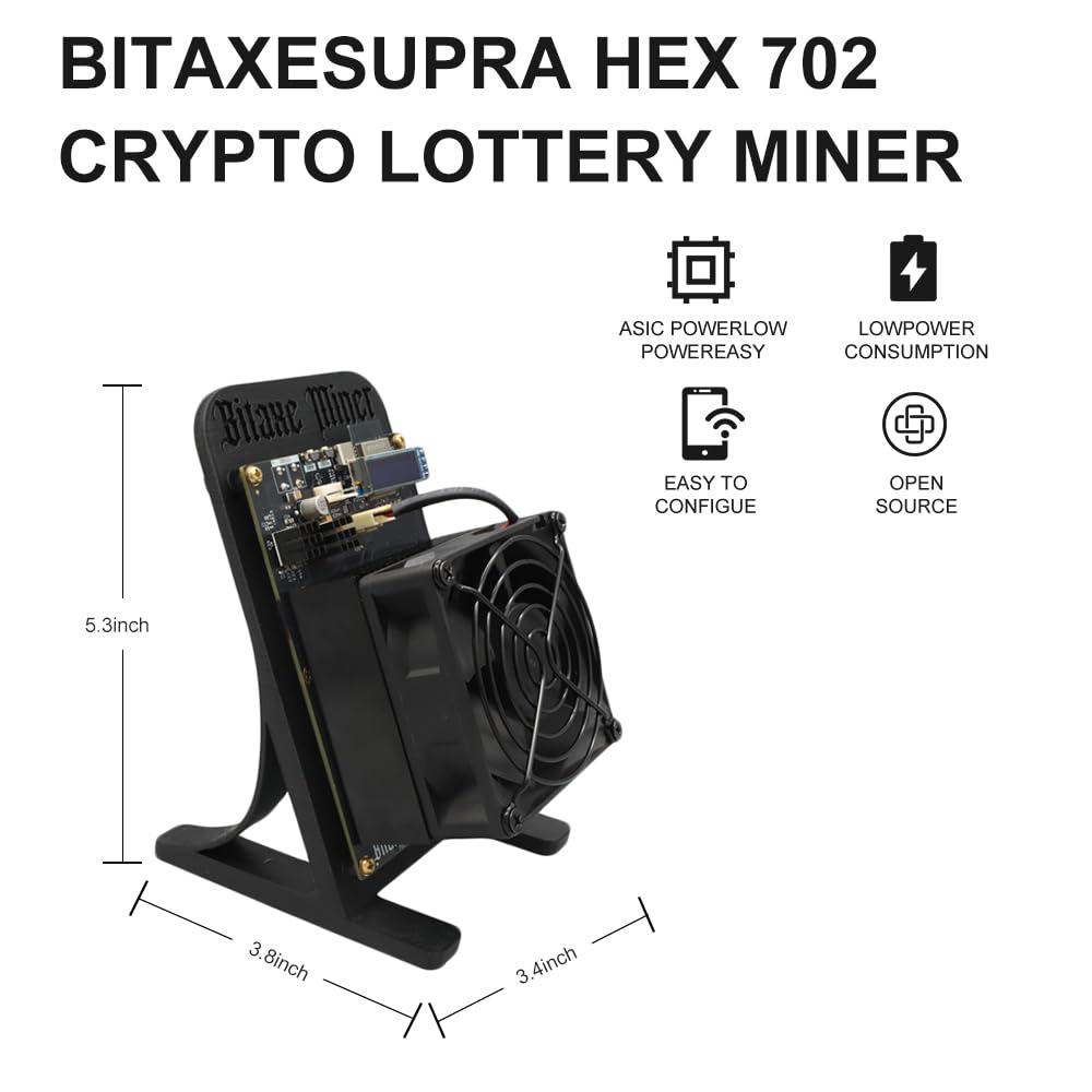 マイニングリッグ Bitaxe HEX Bitcoin Miner BTC Miner BM1368 Asic Chip 4.2Th/s Full
